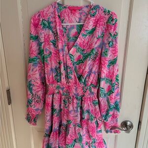 Lilly Pulitzer Pink and Green Dress
